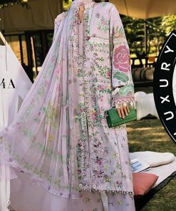 Lilac Gardenia – 3-Piece-Unstitched