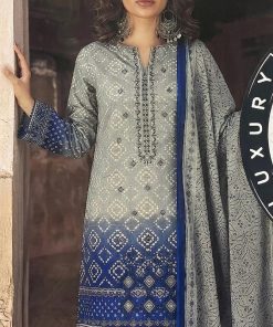 Azure Chunri – 3-Piece-Unstitched