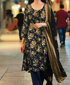 Midnight Jasmine – 3-Piece-Unstitched