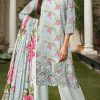 Azure Meadow – 3-Piece-Unstitched